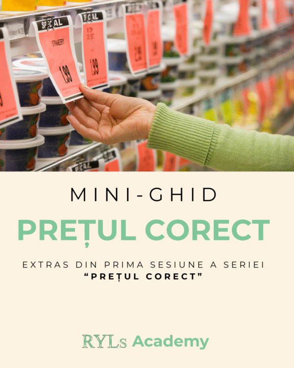 produs digital, ghid pentru a seta pretul corect pentru produsele tale handmade