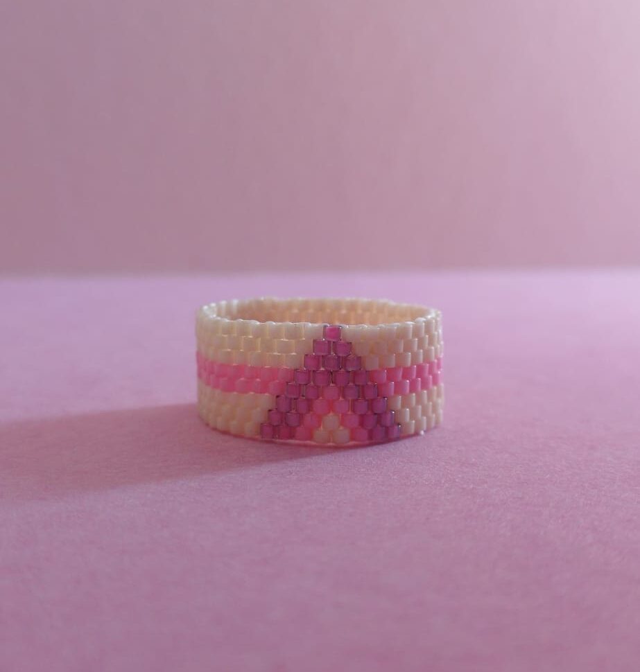 Inel din margele "Venus" - imagine 3