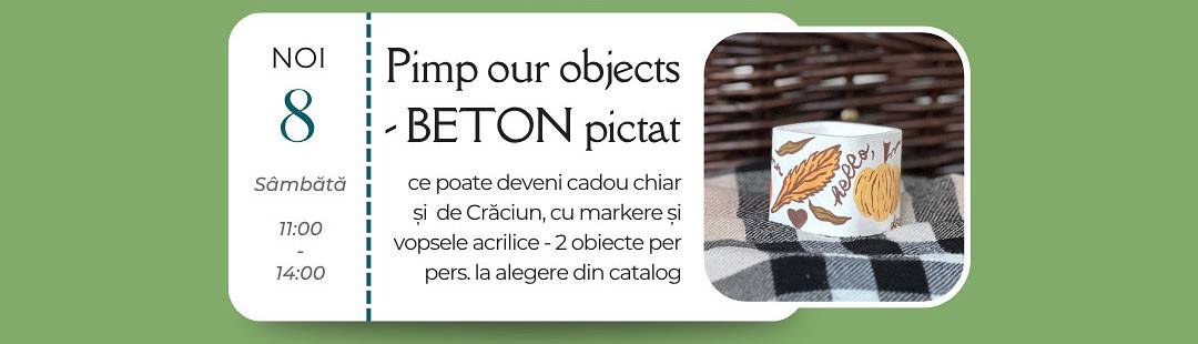 ✨ Pimp our objects. BETON pictat ✨