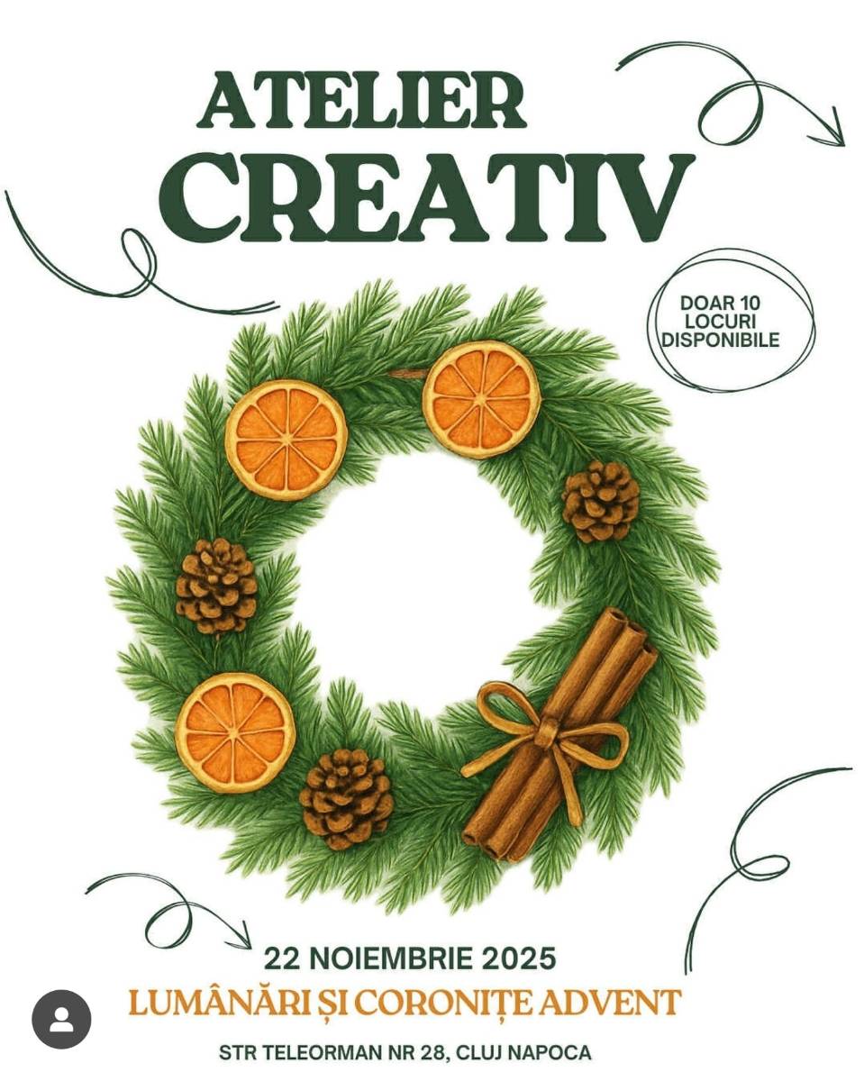 Atelier Creativ - Lumănări și Coronițe Advent