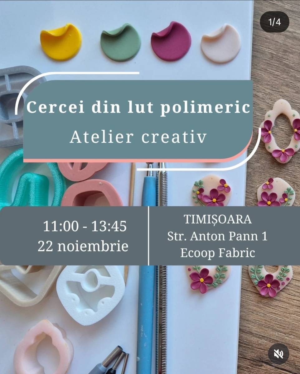 Atelier Creativ - Cercei din Lut Polimeric