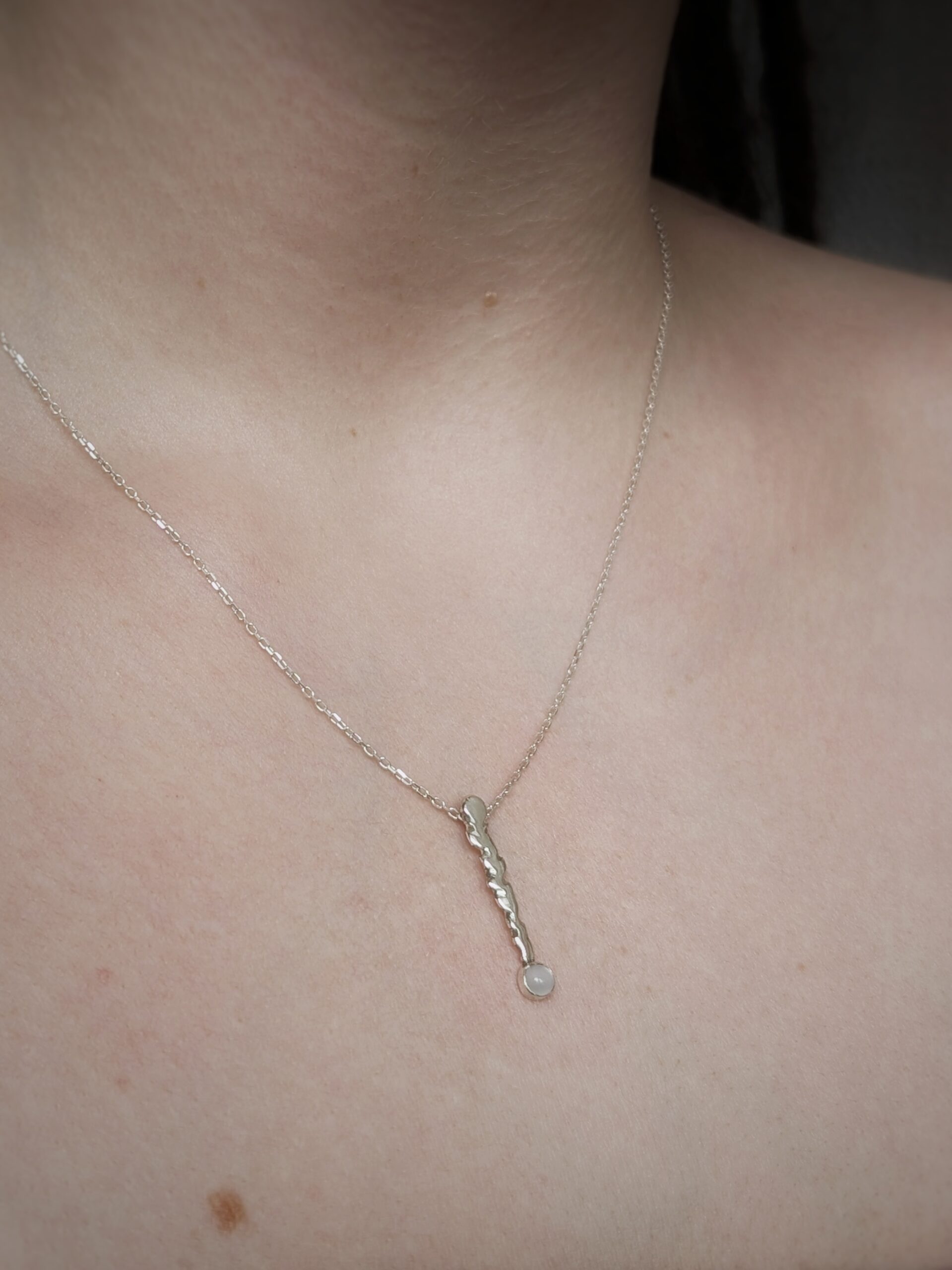 Pandantiv din argint cu piatra lunii - imagine 5