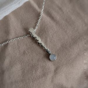 Pandantiv din argint cu piatra lunii