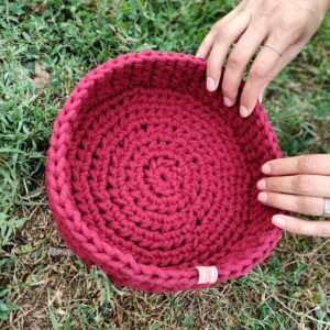 Coș Croșetat Macrame