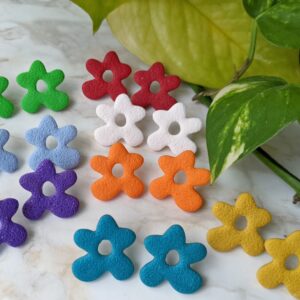 Cercei cu șurub, Floral Fusion, Monsteria