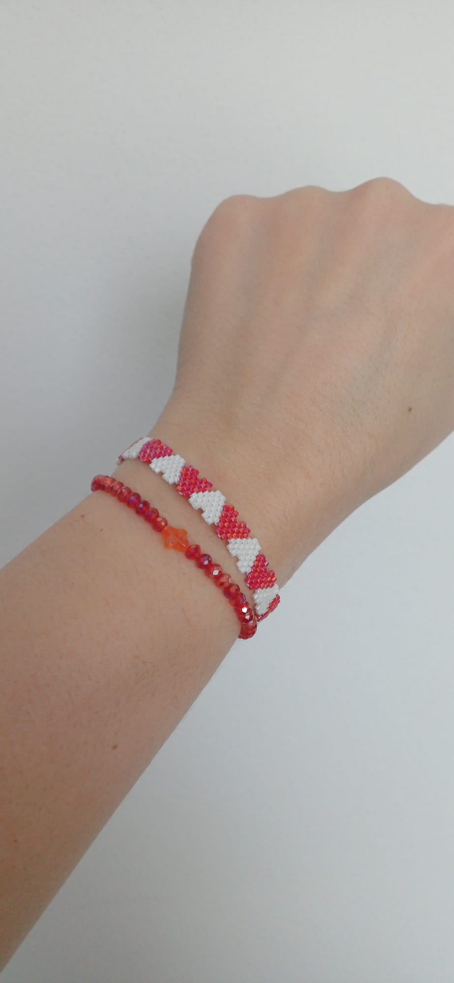 Bratara margele "Îmbrățișare" - imagine 3