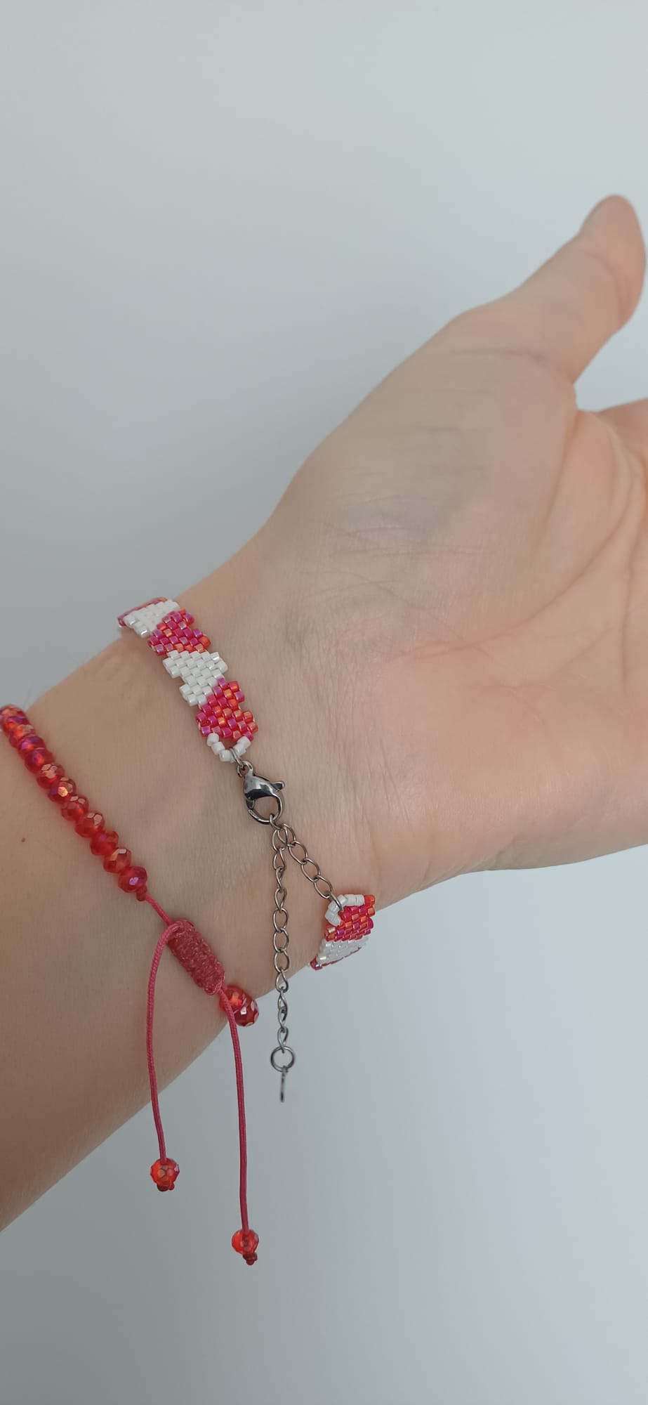 Bratara margele "Îmbrățișare" - imagine 2