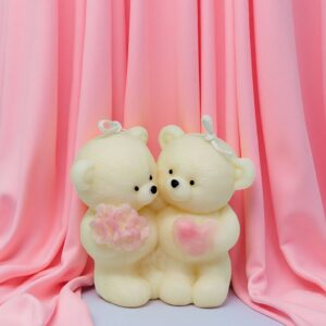 Ursuleți decorativi din ceară de soia