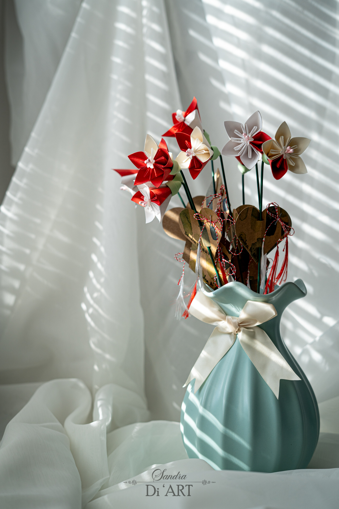 Mărțișor - Floare din hârtie