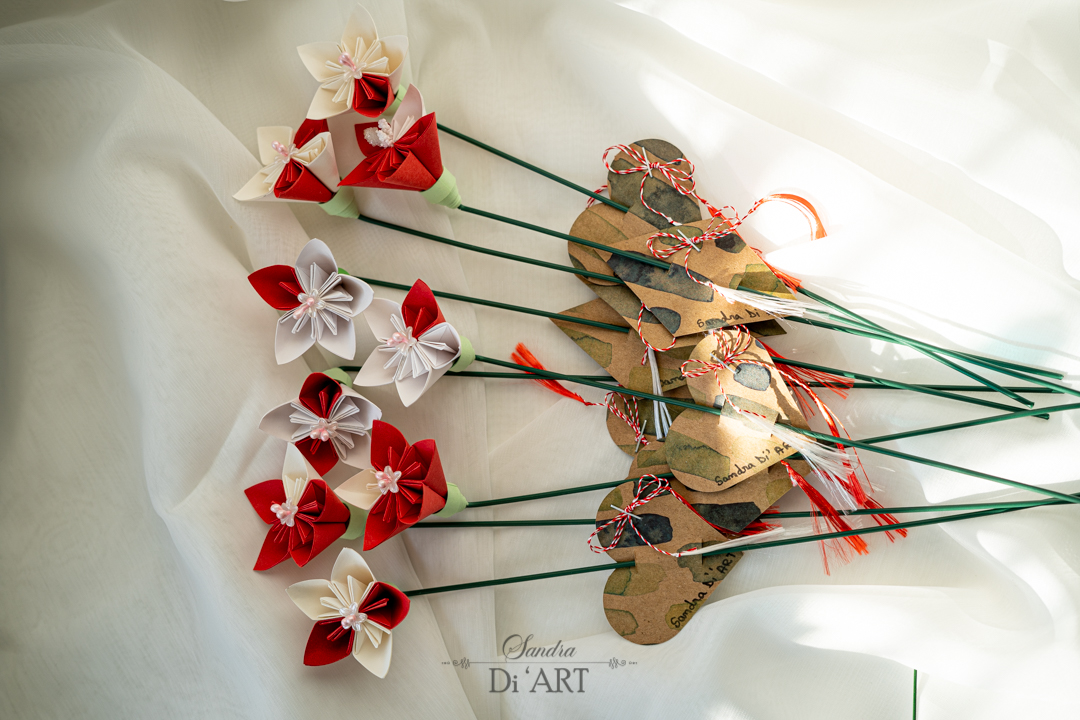 Mărțișor - Floare din hârtie - imagine 2