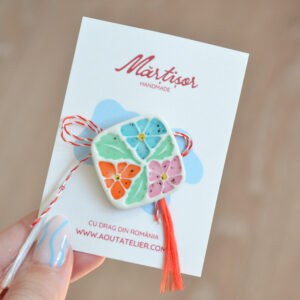 Mărțișor cu flori