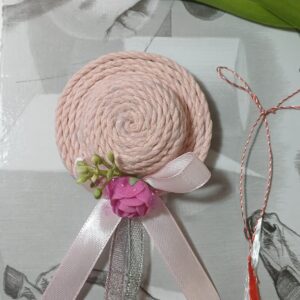 palarie roz fir textil