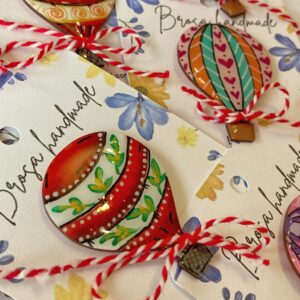 Broșă Balon cu Aer Cald